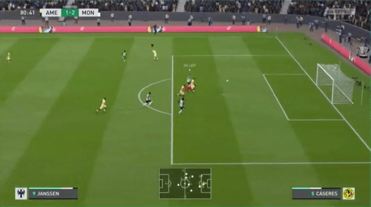 Rayados de Monterrey impuso condiciones, marcó el ritmo del juego y fue contundente ante unas Águilas del América que descuidaron la zona defensiva.