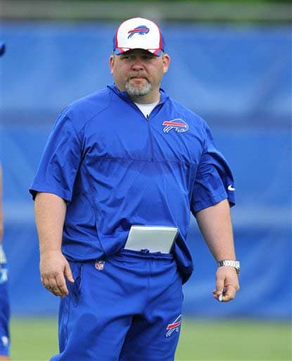 El coordinador ofensivo Greg Roman (AP-NFL).