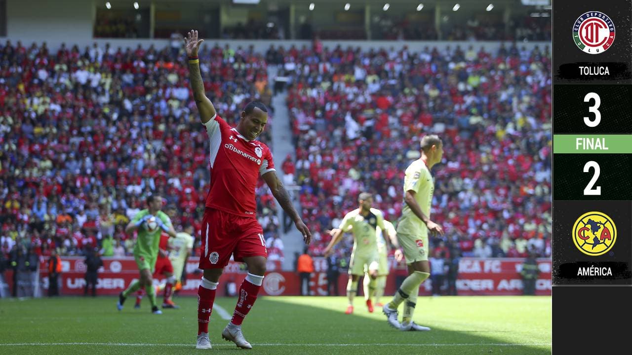 Domingo de resurrección para el Toluca a costa del América
