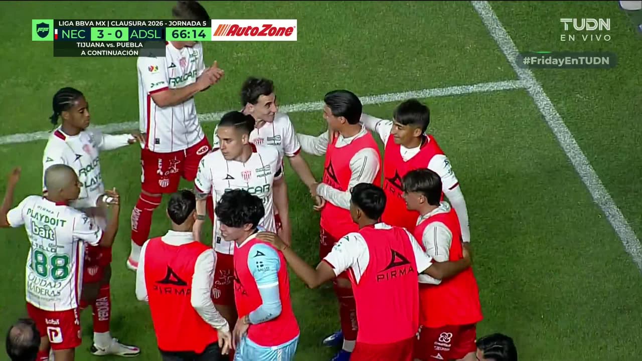 ¡Solo! Alexis Peña pone el tercero sobre San Luis con el cabezazo letal