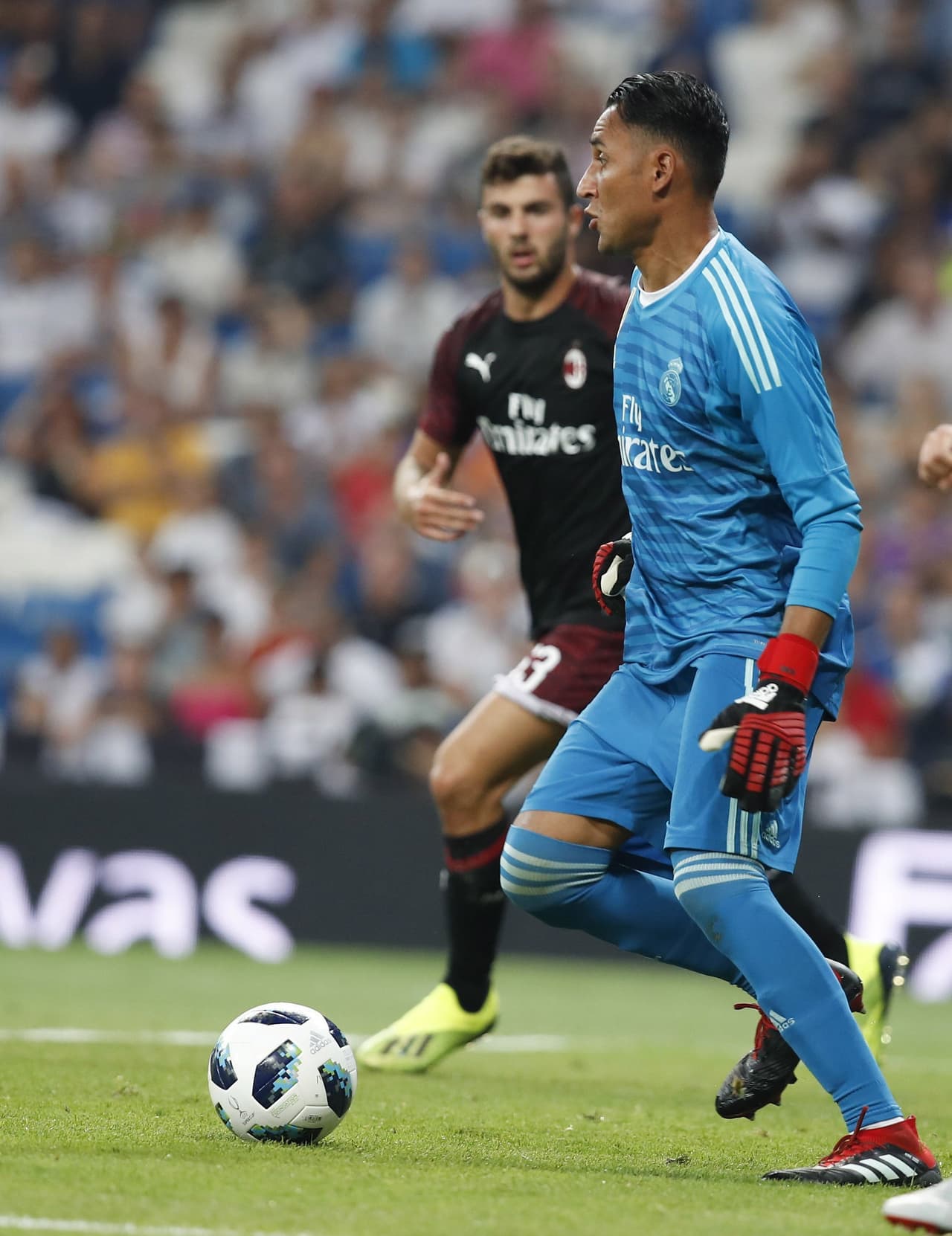 El costarricense Keylor Navas fue el arquero titular del Real Madrid. Esta temporada deberá luchar por la titularidad con el belga Thibaut Courtois.