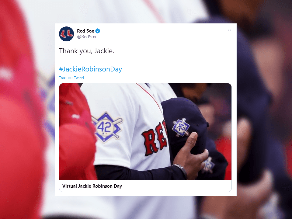 Hace 16 años se creó el día de Jackie Robinson para celebrar la diversidad dentro del terreno de juego en la MLB. Debido al covid-19, los juegos quedaron pospuestos, pero esto no impide a equipos recordarlo.