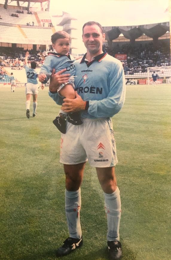 Ángel Merino: no llegó tan lejos su padre, pero sí que le dio para actuar un buen puñado de campañas en Primera División en las filas de Osasuna y Celta.