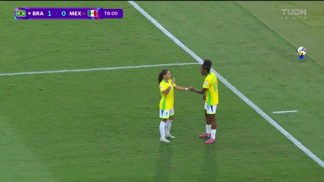 ¡Gol de Brasil! Llegó el Jogo Bonito y el conjunto Verdeamarela ya le anotó a México