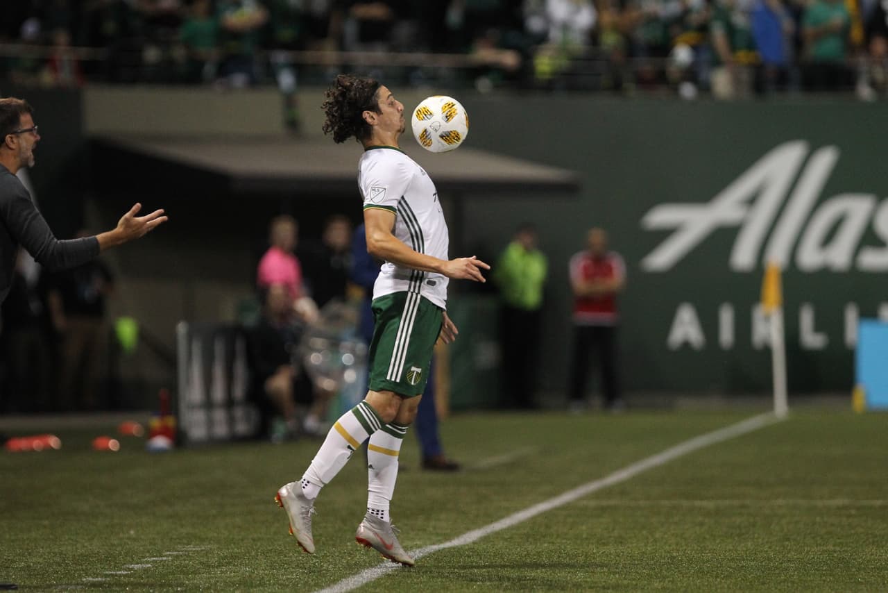 Zarek Valentín estuvo acertado en sus intervenciones para frenar cualquier avance de los Rapids, y ser una válvula de salida para Portland Timbers.