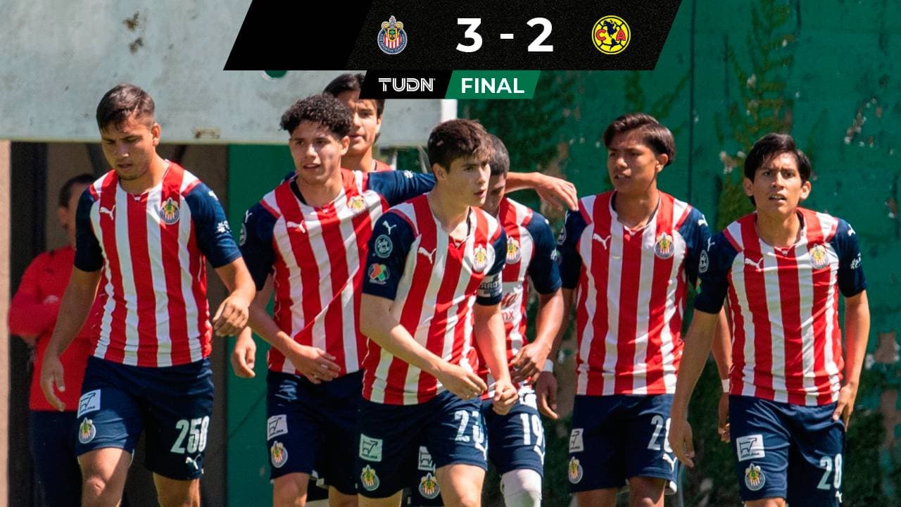 Chivas Sub 18 empareja victorias en día de clásico ante América