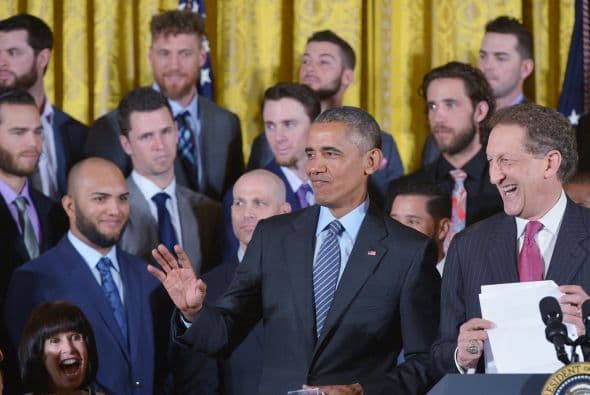 Obama recibió al equipo en la Casa Blanca por tercera vez en cinco años.