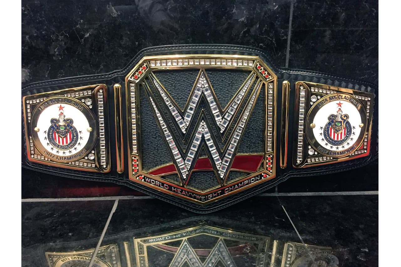 Este es el cinturón 'rojiblanco'.