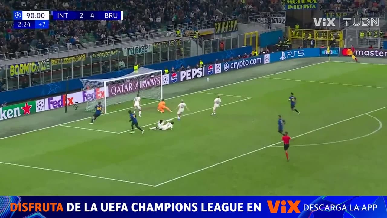 ¡ESTO NO SE ACABA! Gol de Bony para el Inter de Milán