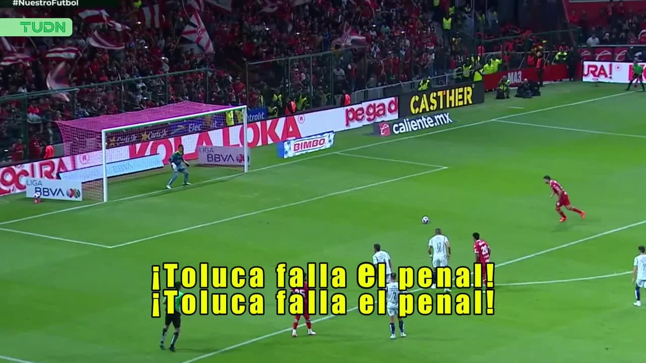 ¡Toluca falla el penal! El oso de la jornada para los Diablos