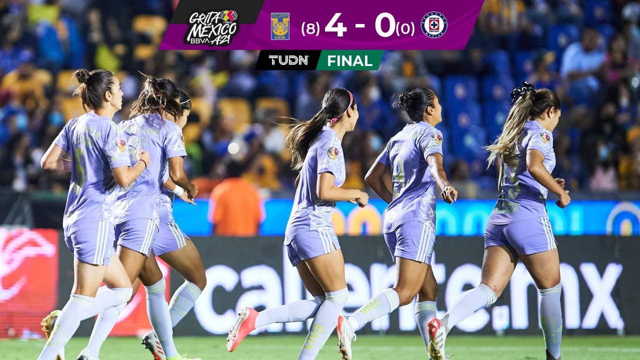 Las poderosas Tigres avanzan a semifinales tras vencer a Cruz Azul