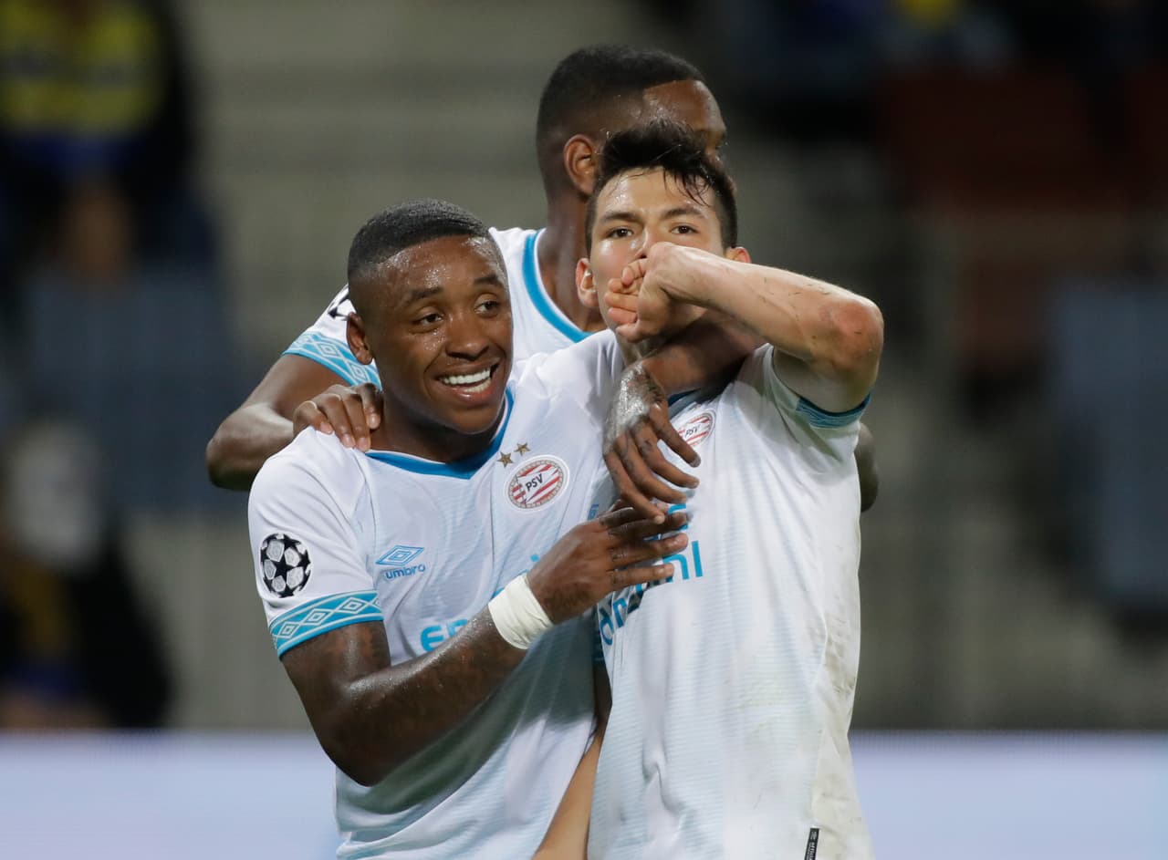 El mexicano también fue clave para la clasificación a la fase de grupos del PSV Eindhoven en la Champions League.