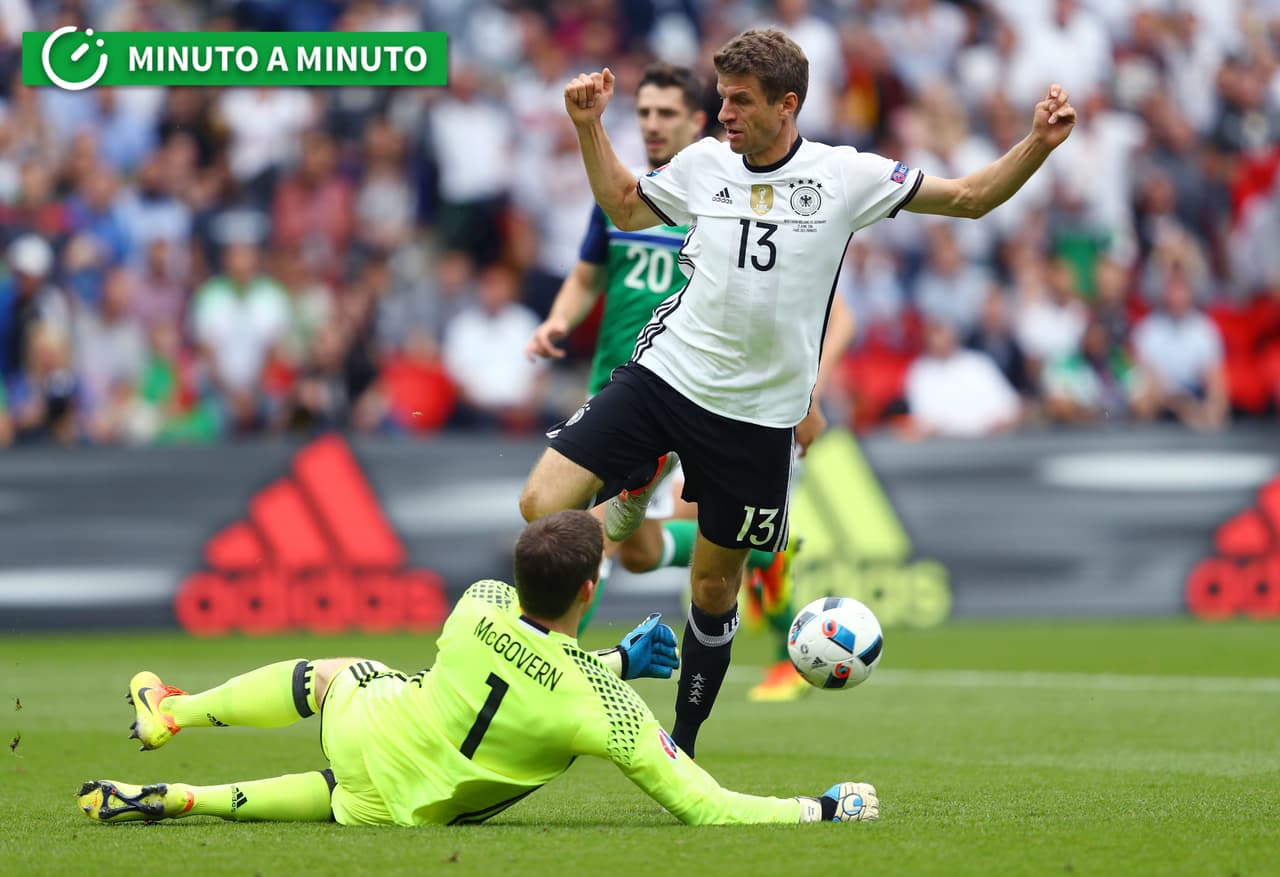 Minuto a minuto Irlanda del Norte vs. Alemania