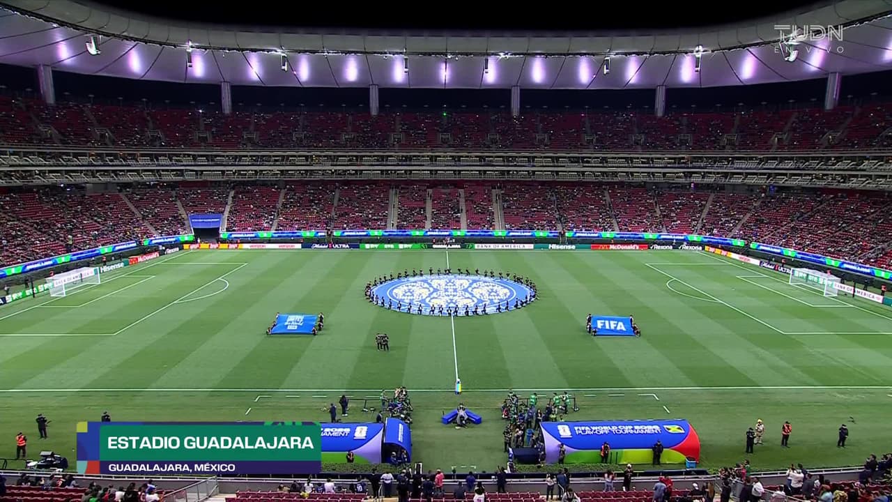 EN VIVO: ¡Suenan los himnos de Jamaica y Nueva Caledonia en el Akron!