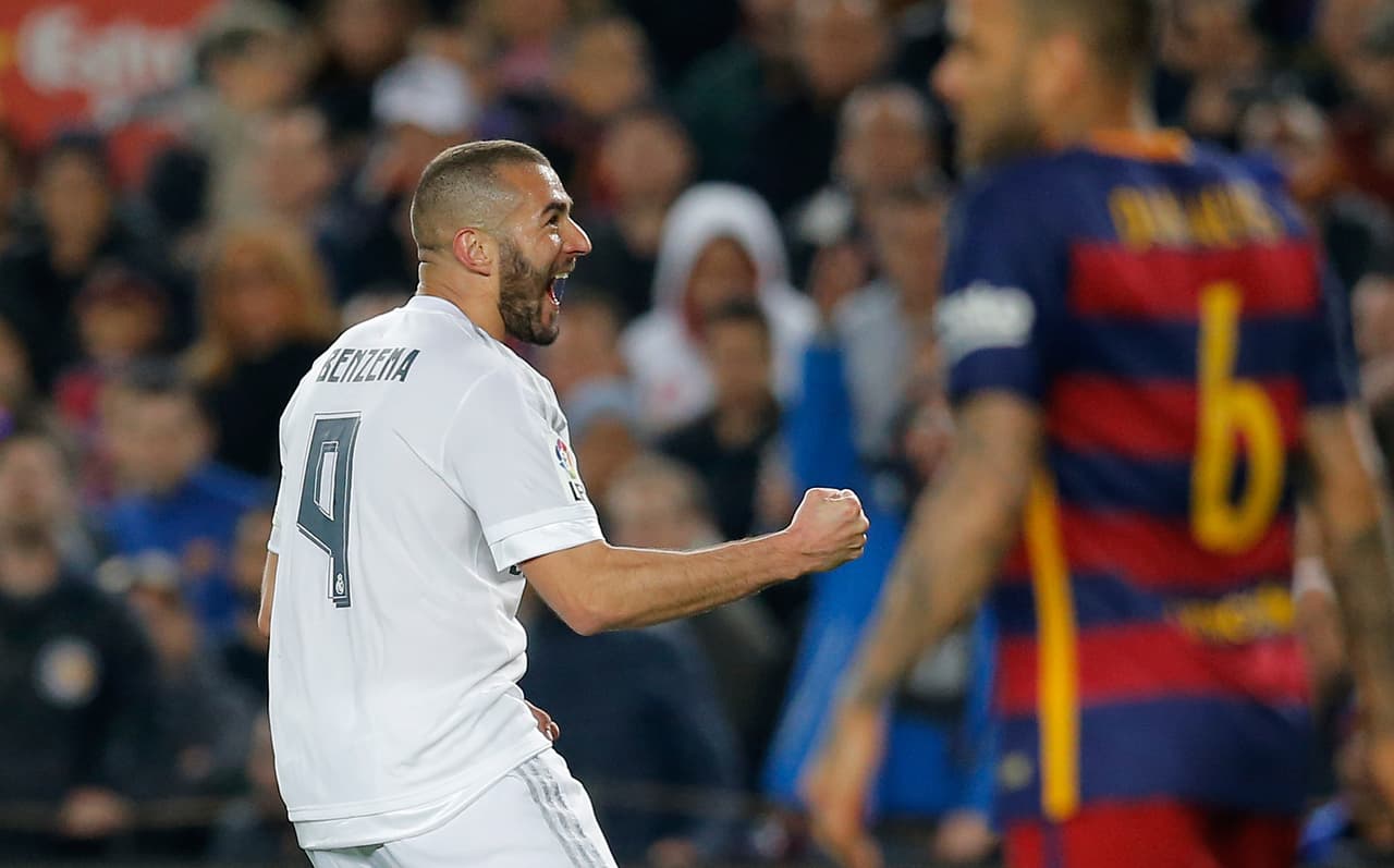 Benzema su gol de chilena ante el Barcelona