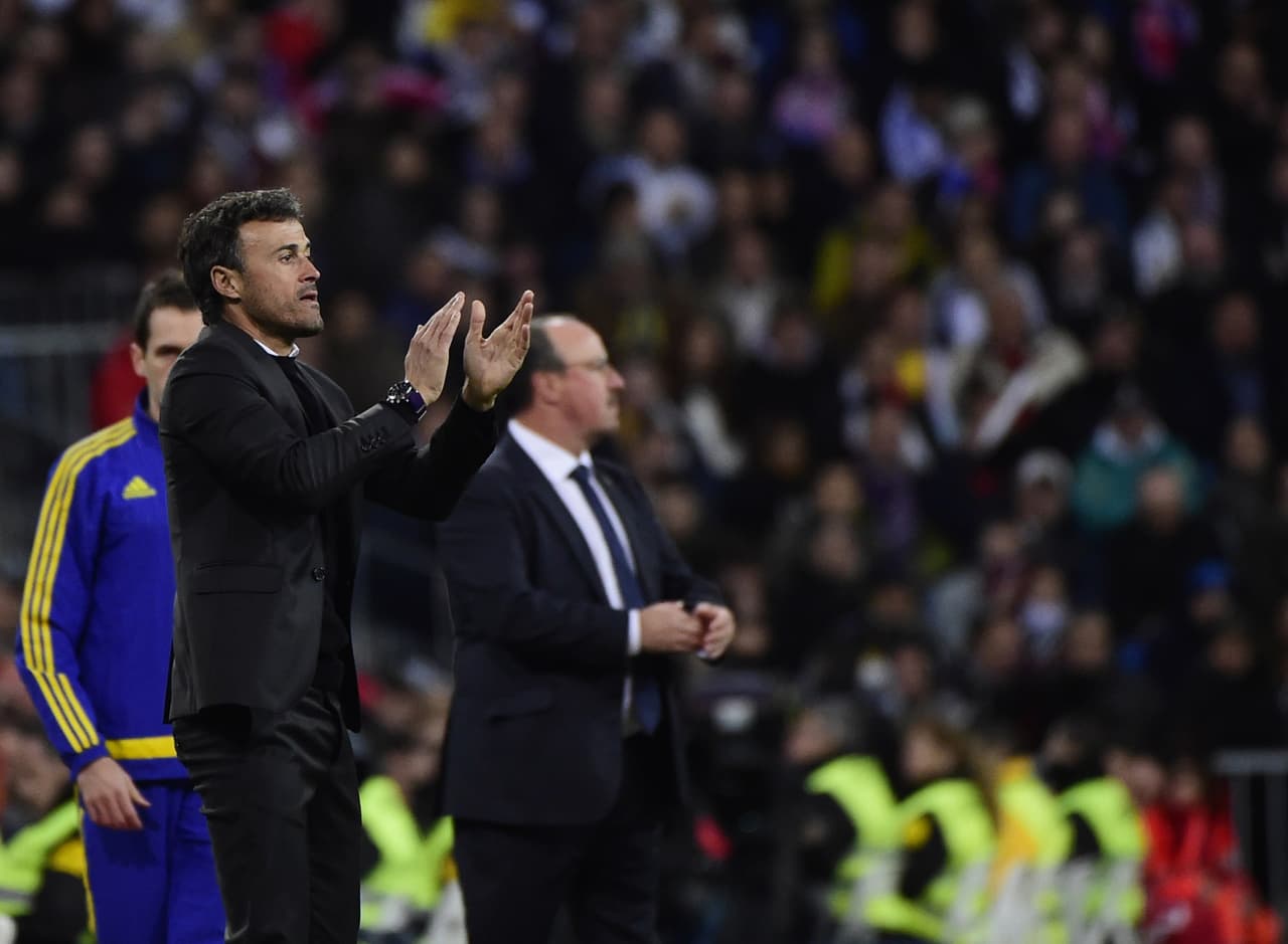 Luis Enrique celebraba, Benítez ya no reaccionaba.