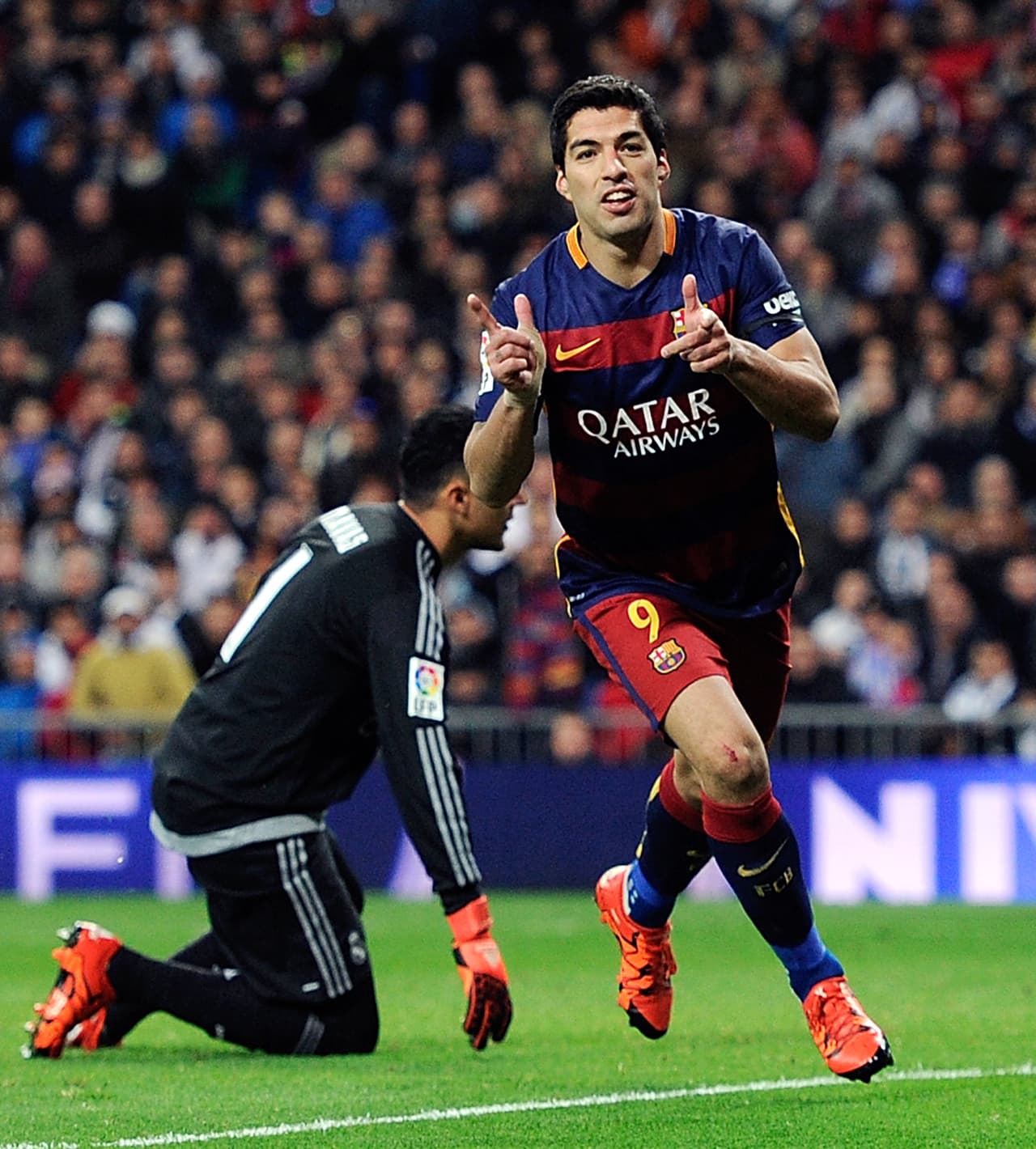 Y luego llegó el cuarto del Barcelona, obra nuevamente del pistolero Luis Suárez.