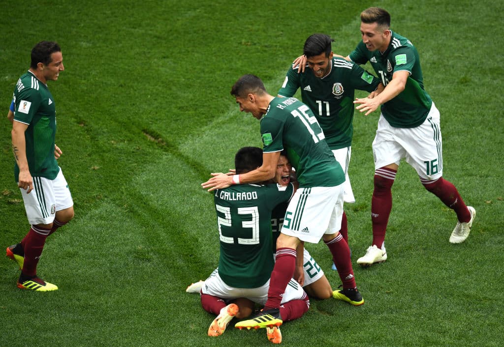 México vivió una jornada brillante en su triunfo 1-0 contra Alemania en el primer partido del grupo F del Mundial Rusia 2018, su primera victoria contra los teutones en esta cita.