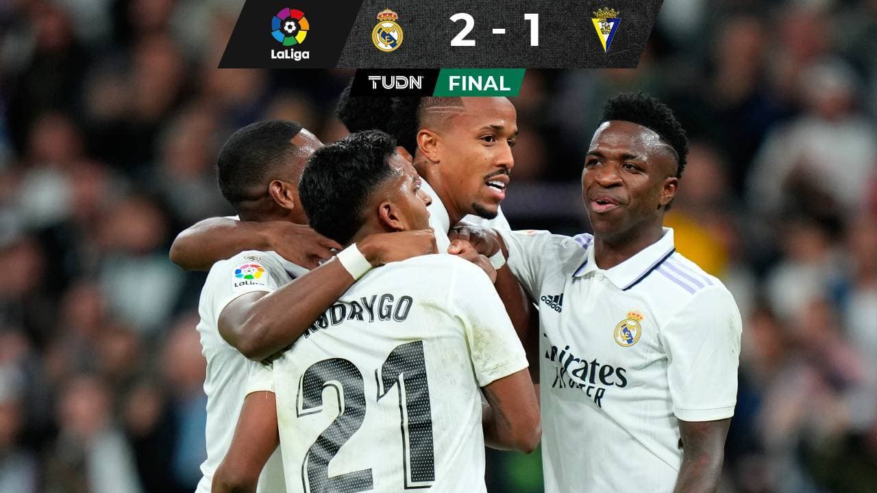 Real Madrid rompe racha de dos juegos sin derrotar al Cádiz 