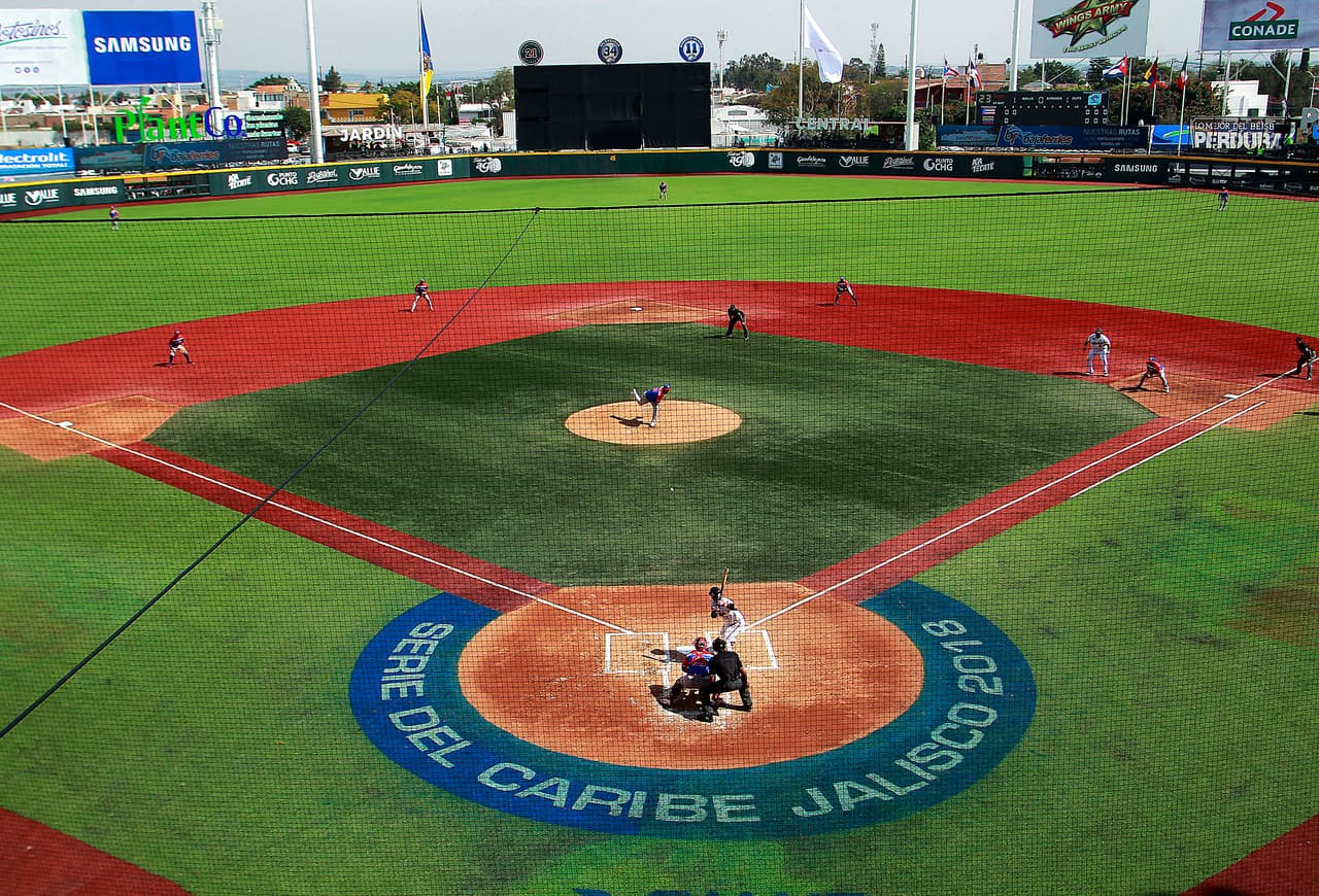 GUADALAJARA, MEXICO - FEBRUARY 07: General view of Panamericano Stadium during the match between Venezuela and Puerto Rico as part of The Caribbean Series 2018 at Panamericano Stadium on February 07, 2018 in Guadalajara, Mexico. (Photo by Alfredo Moya/Jam Media/Getty Images)
