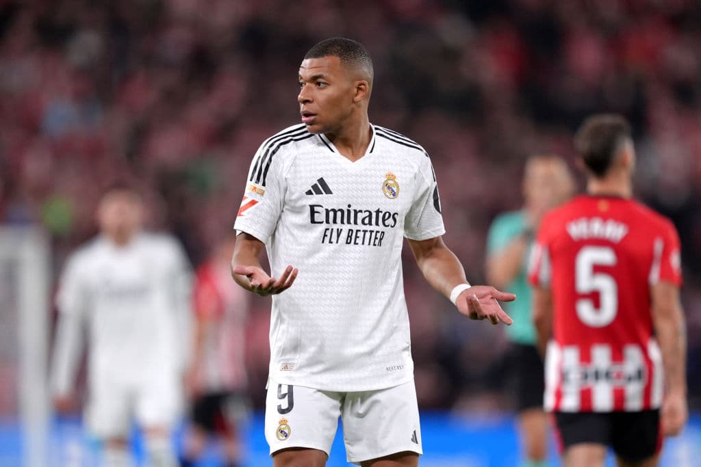 Mbappé vuelve a fallar un penal y Real Madrid cae ante Athletic