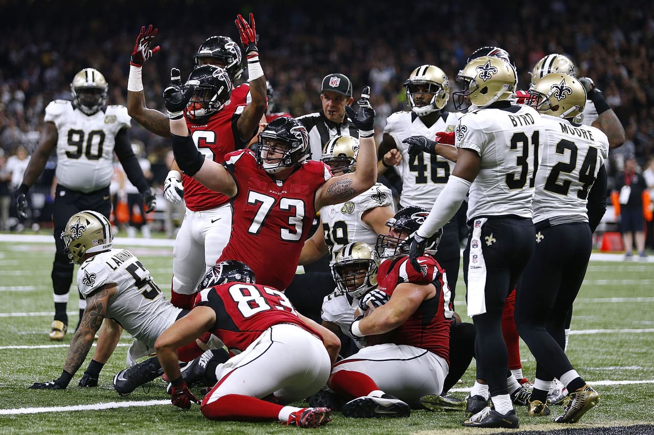Atlanta sorprendió en Lunes por la Noche a los Saints en su casa.