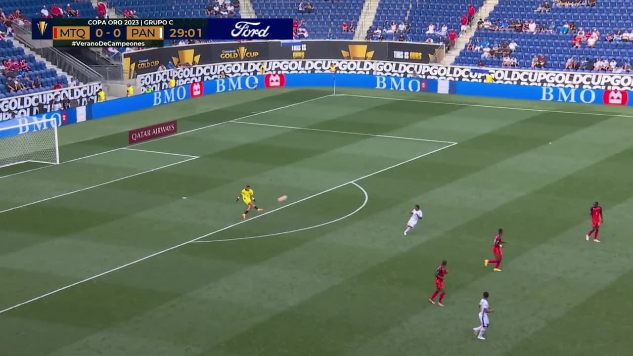 ¡TIRO ATAJADO! disparo por Aníbal Godoy.