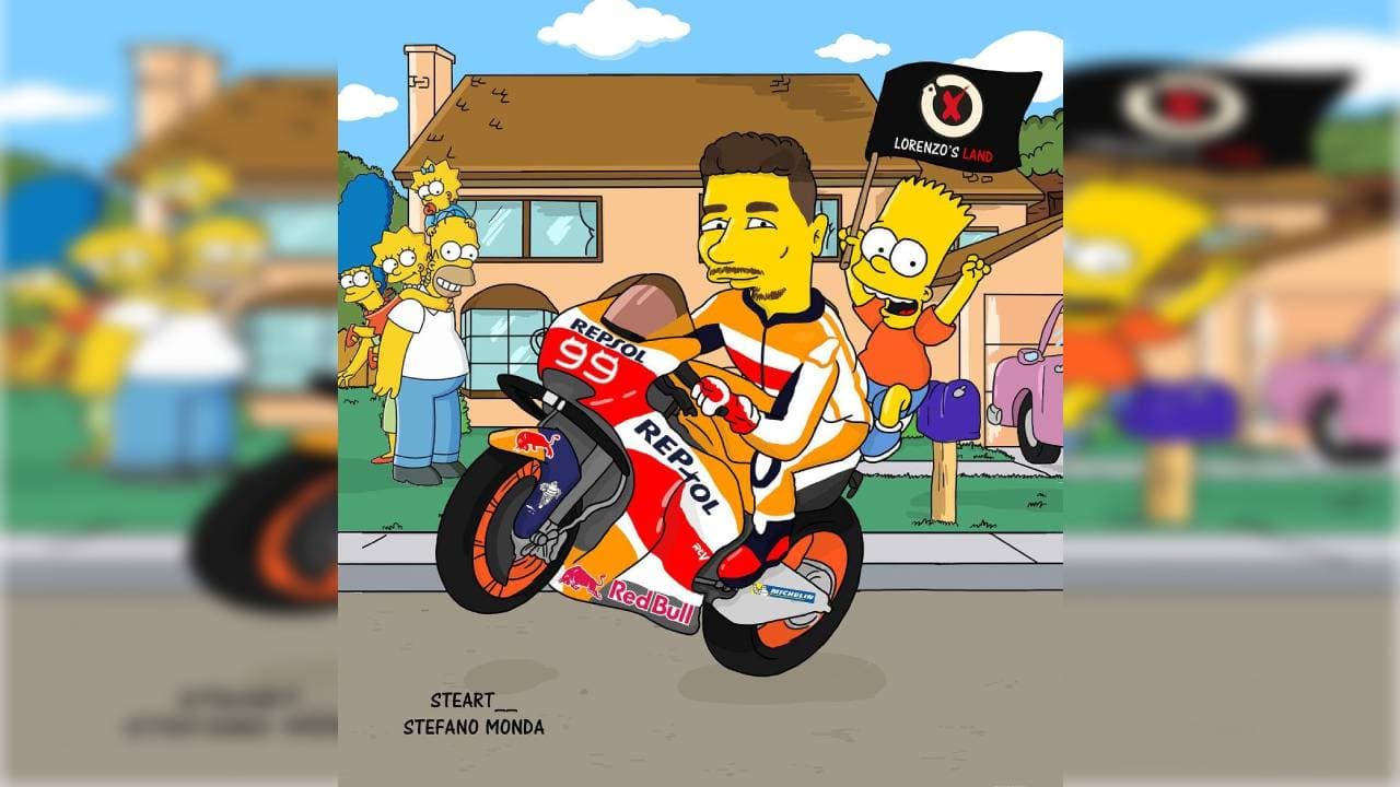 Y no podía faltar el piloto estrella del motociclismo, Jorge Lorenzo.