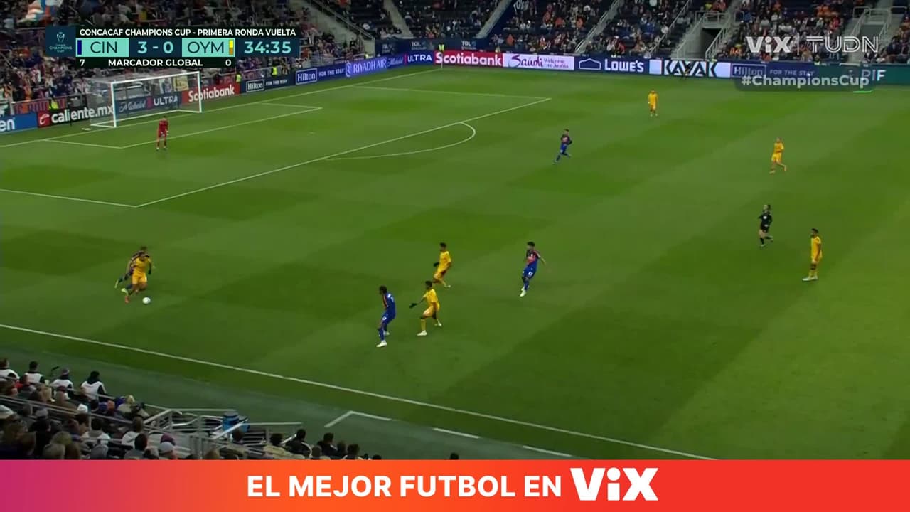 ¡Práctica de goleo para Cincinnati! Barlow hace el cuarto tanto de la noche