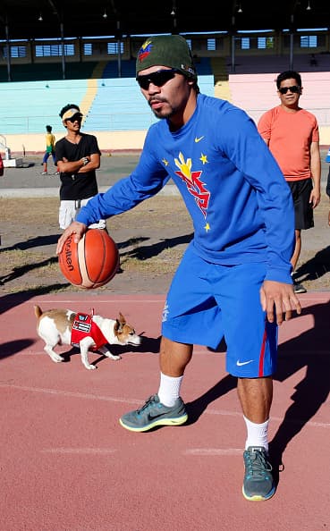 Manny Pacquiao inició sus entrenamientos en Filipinas de cara a su combate contra Timothy Bradley en abril.