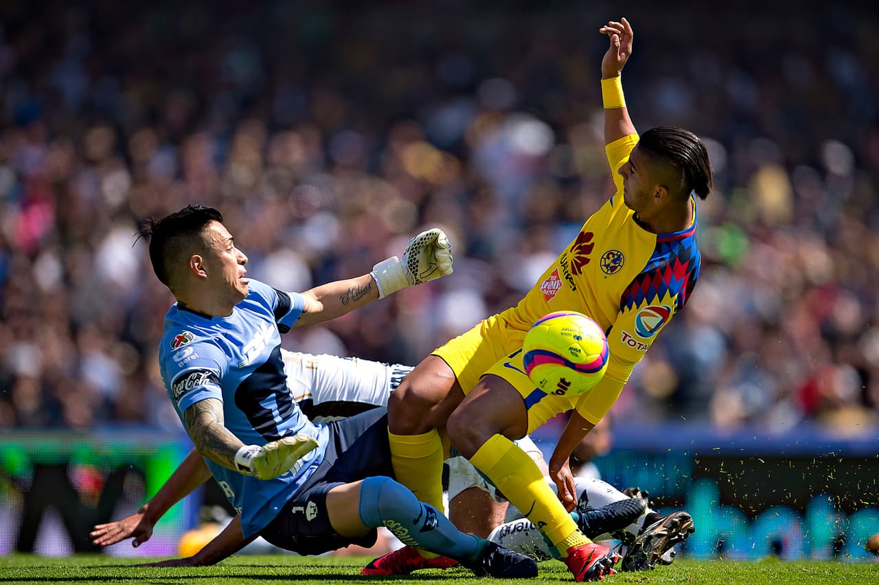 Pumas y América no se hicieron daño en una 'guerra' muy pacífica