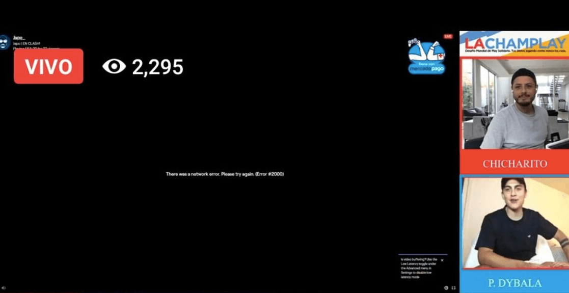 Chicharito, eliminado por Dybala ¡porque se fue el Internet!