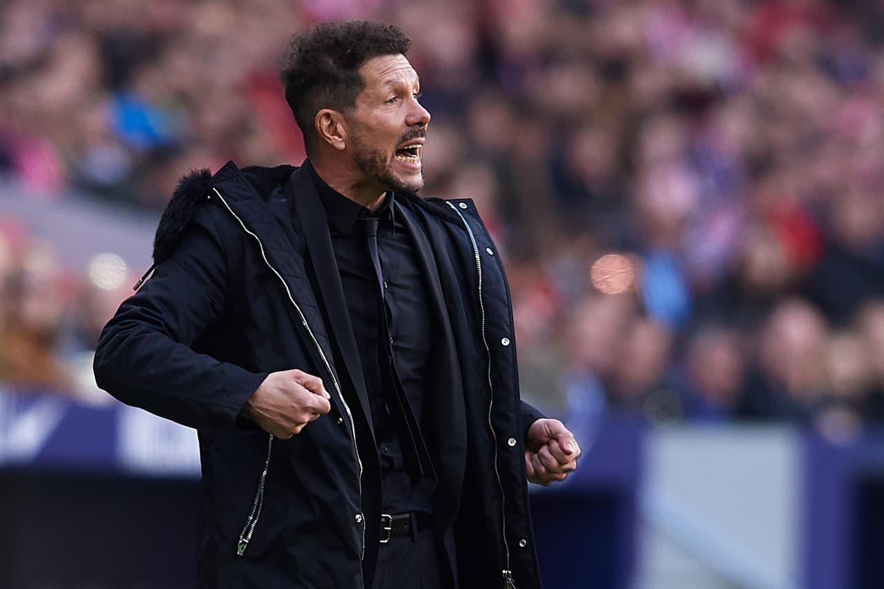 Simeone seguirá demostrando su explosividad en el banquillo del cuadro colchonero.