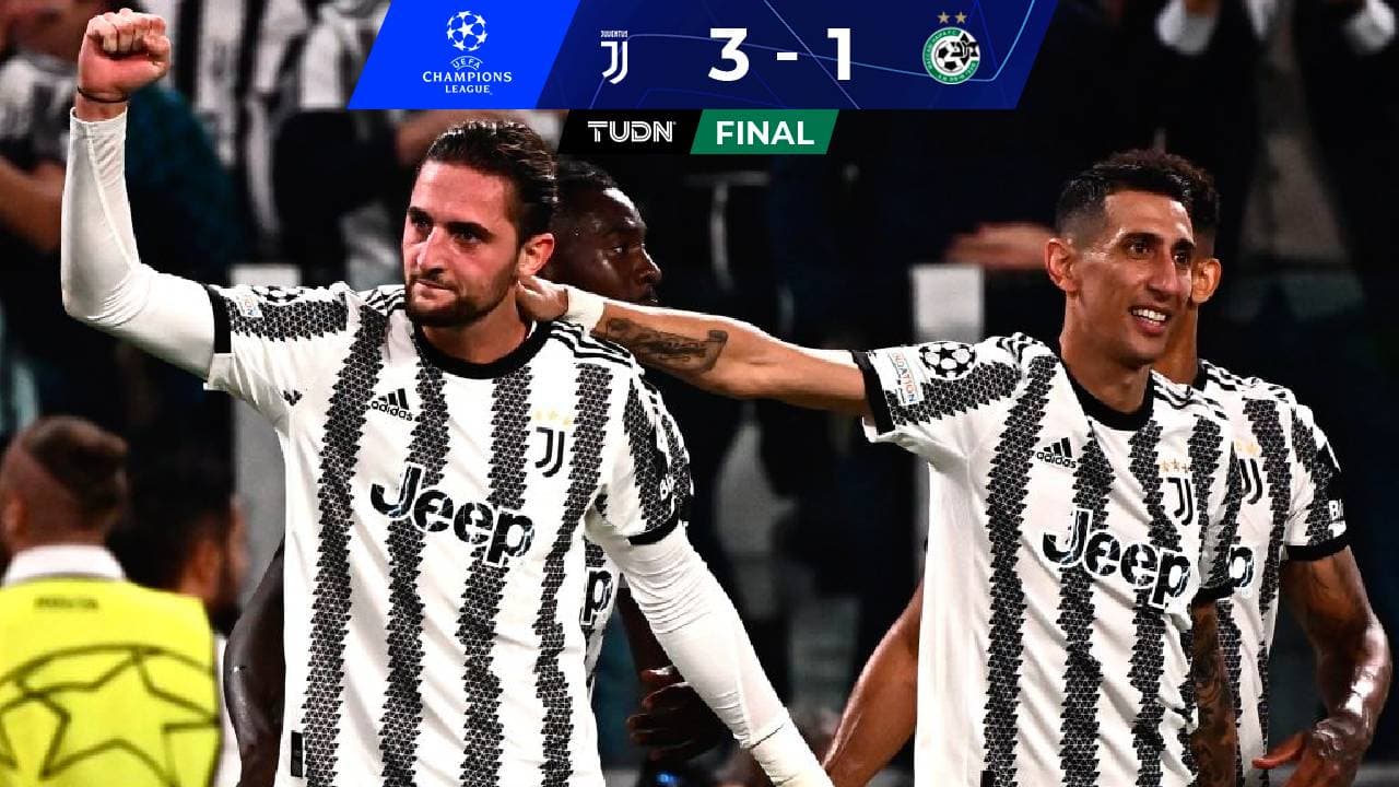 Juventus vence al Maccabi Haifa y revive en la Champions League