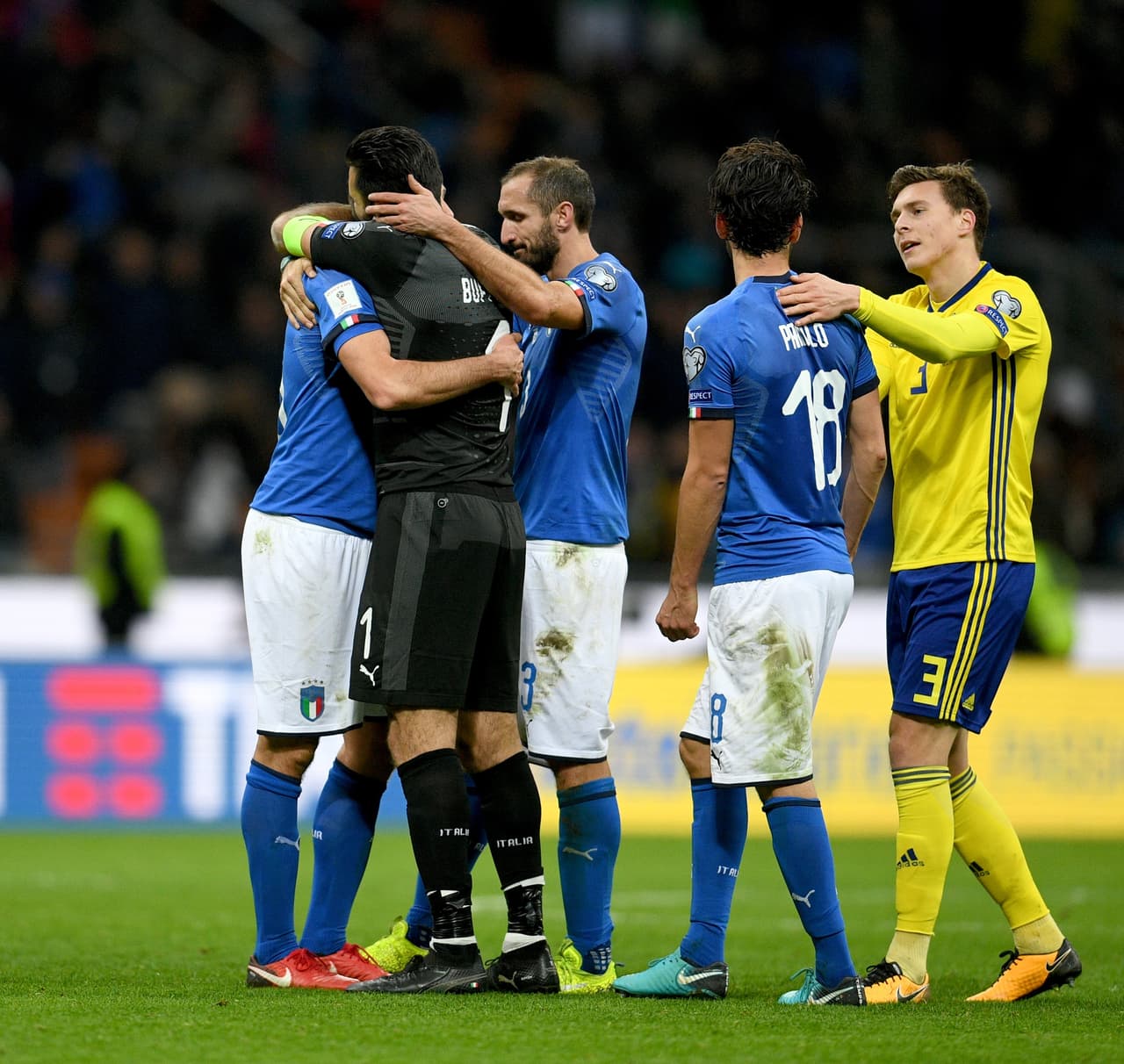 La retirada de los jugadores se produce después que la ‘Azzurra’ quedó eliminada por Suecia en la repesca para clasificarse al Mundial de Rusia 2018.
