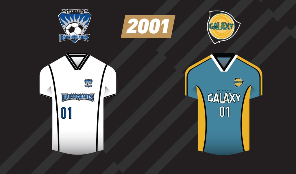 San José Earthquakes se convirtió en apenas el segundo campeón de la MLS que vistió de blanco en la final. En su tercer intento, Galaxy vistió de verde, pero el resultado fue el mismo.