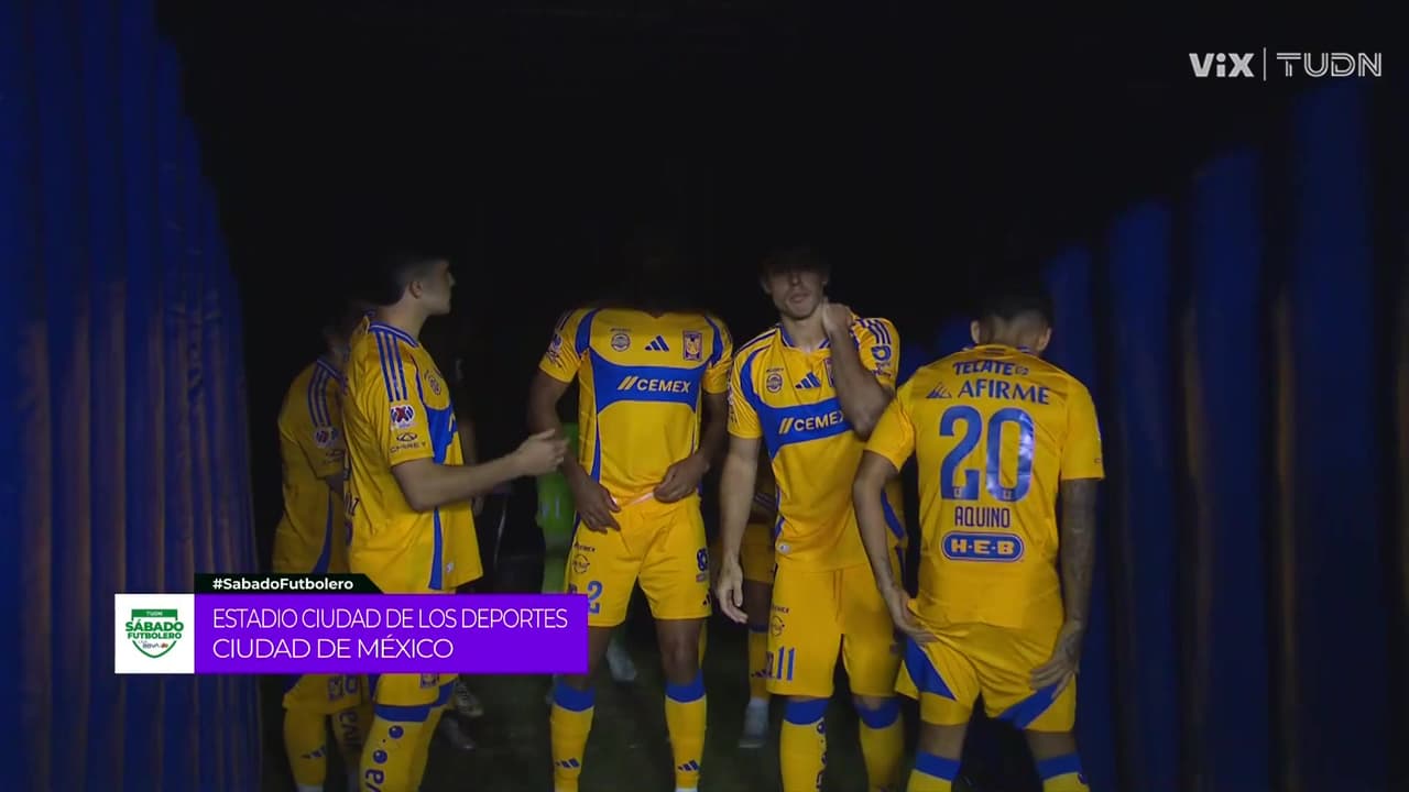 ¡Ese tiempo árbitro! Tigres se tarda en salir al campo de juego