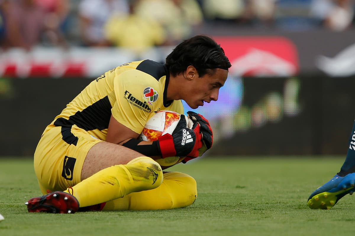 El arquero de Lobos BUAP, José Rodríguez, evitó que la derrota de su equipo fuera más abultada.