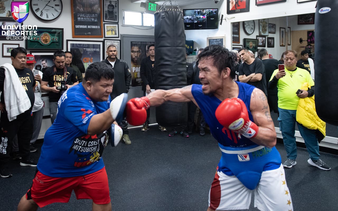 Manny Pacquiao y Adrien Broner se enfrentarán el sábado 19 de enero en el MGM Grand de Las Vegas por la faja AMB wélter del filipino.