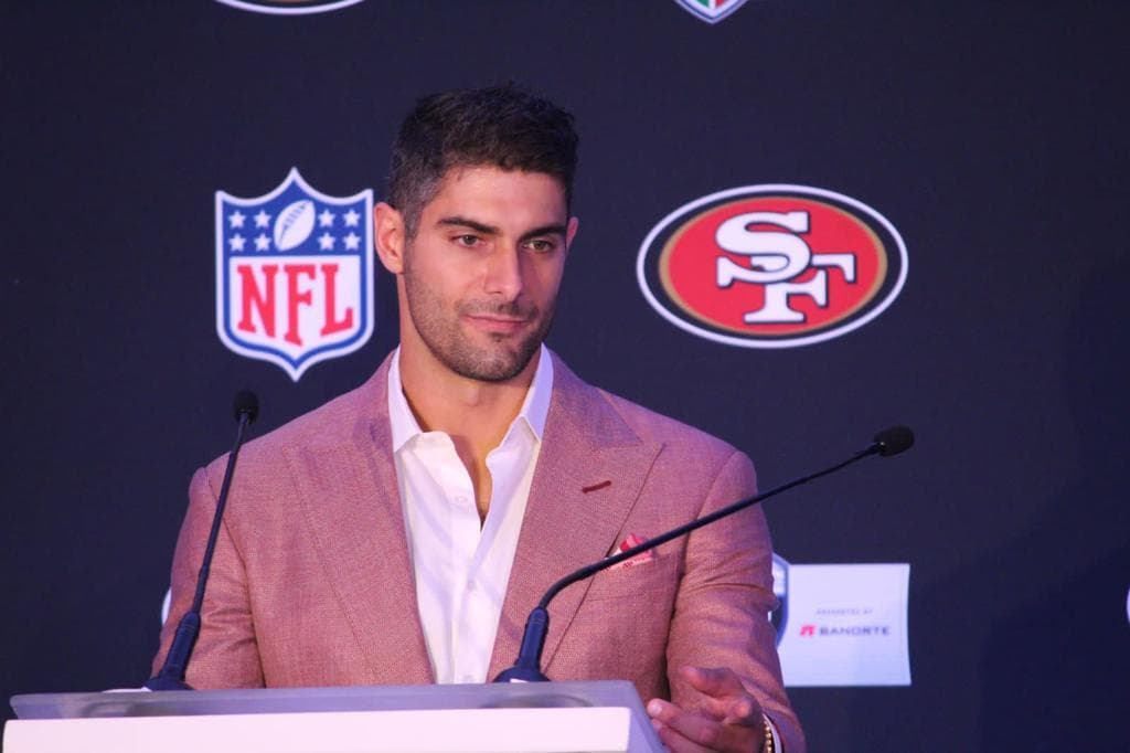 Jimmy Garoppolo destaca la pasión de los fans mexicanos