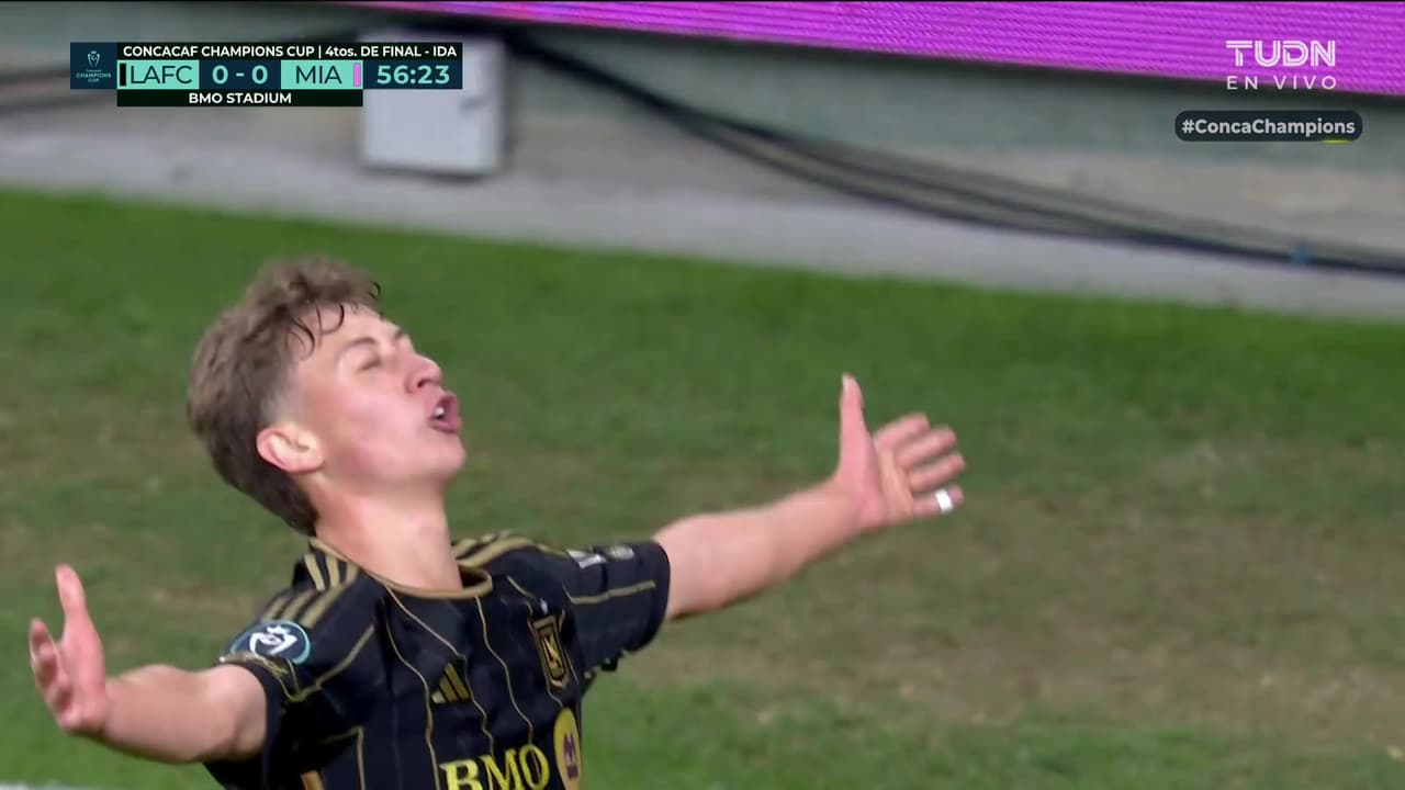 ¡Gol del LAFC! Cañonazo de Ordaz que sorprende a Ustari para el 1-0
