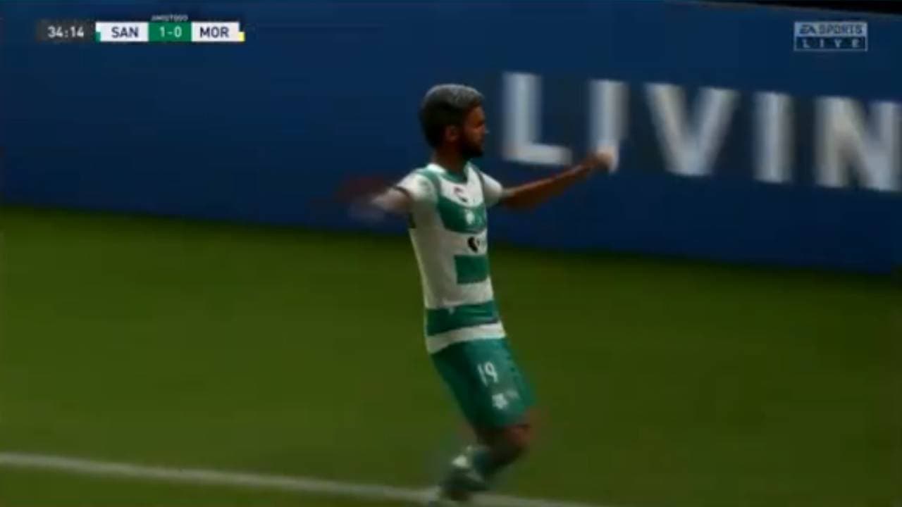 Santos falló un penal y el empate a un gol pone en peligro su clasificación a la Fiesta Grande del futbol virtual.