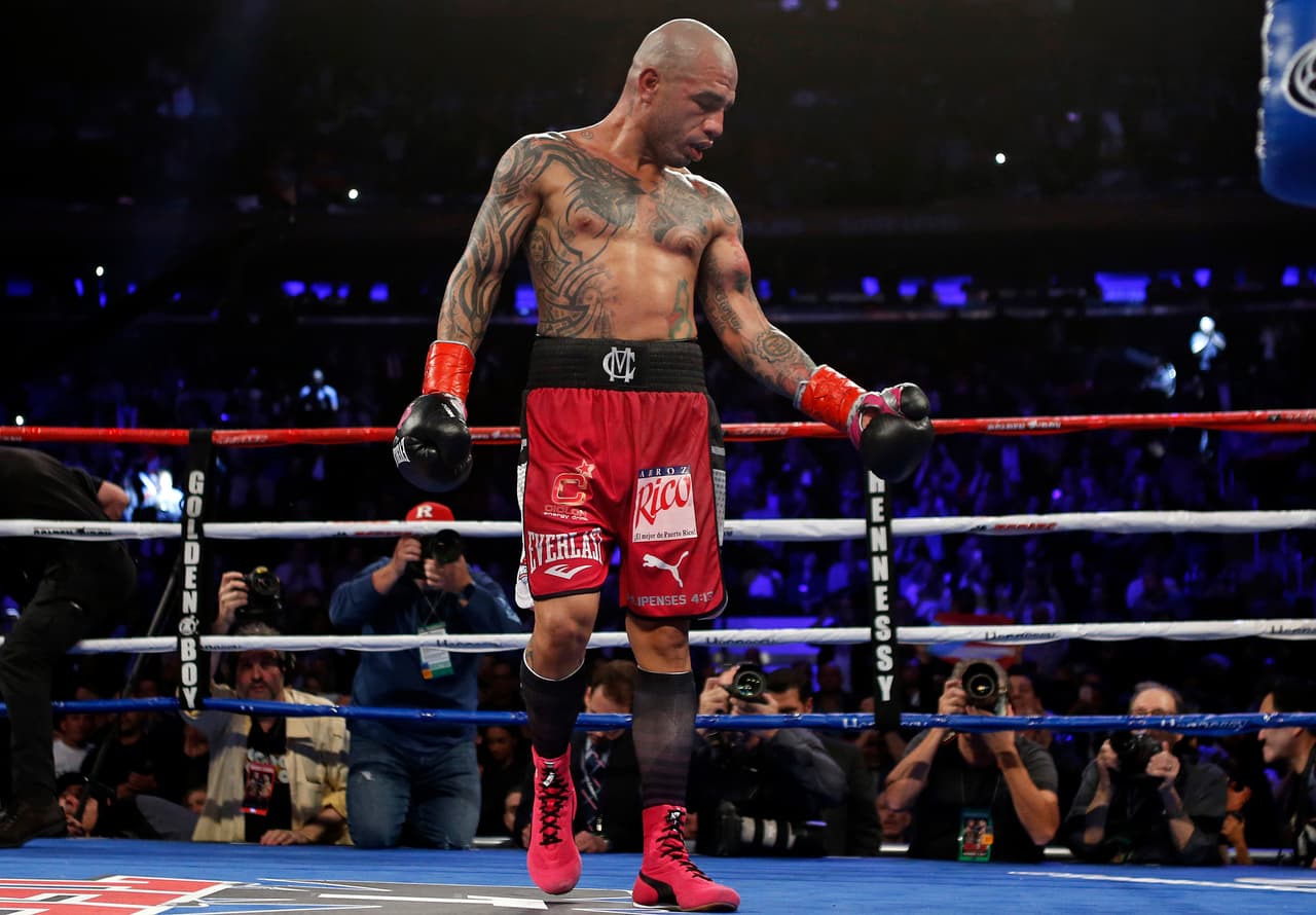 El boricua representó a su país en los Olímpicos de 2000 en Sydney y ganó seis títulos mundiales, el último fue el vacante de las 154 libras el pasado 26 de agosto contra el japonés Yoshihiro Kamegai.