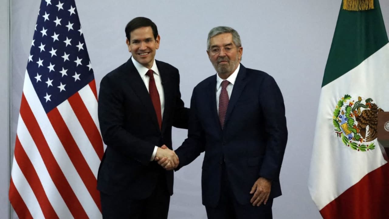 Marco Rubio habla con canciller mexicano Juan Ramón de la Fuente sobre temas de seguridad