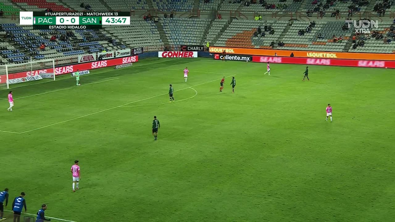 ¡TIRO ATAJADO! disparo por Avilés Hurtado.