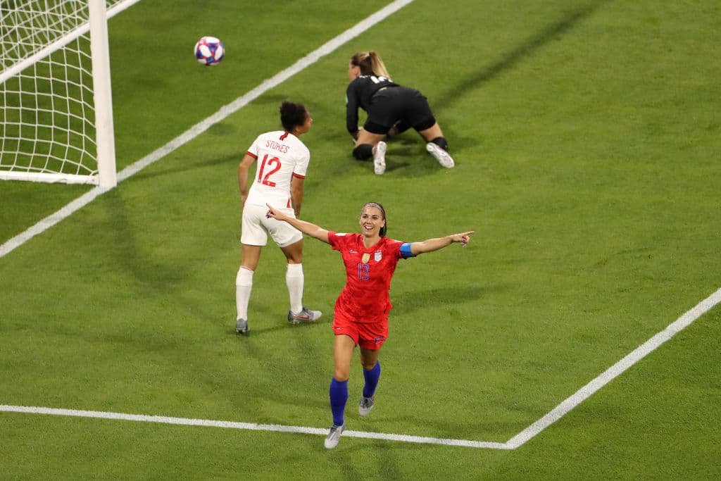 Este fue el sexto gol para la simpatica y carismática Morgan en la Copa Mundial Femenina. No había marcado desde que consiguió cinco dianas en la paliza de 13-0 sobre Tailandia, con la que Estados Unidos comenzó su participación en Francia.