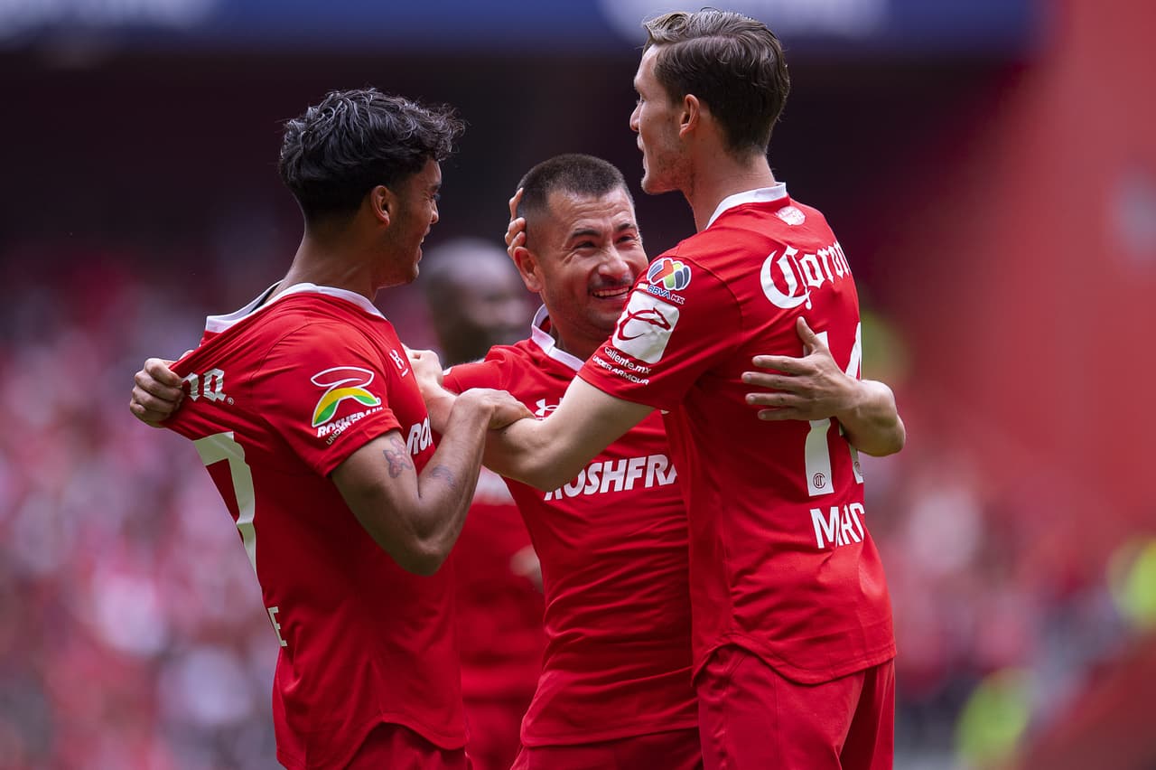 Toluca se luce en casa y consigue hilar su cuarto triunfo consecutivo tras su victoria ante Atlético de San Luis en el Estadio Nemesio Díez en la jornada 9 del torneo Clausura 2023.