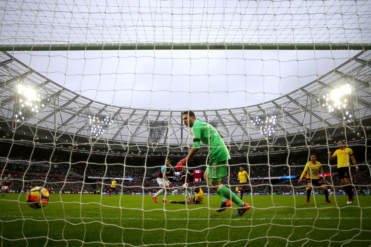 El tanto al minuto 38 fue clave para el triunfo y para igualar en puntos y superar en la tabla de posiciones al Watford.