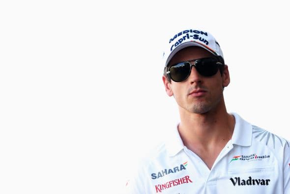 Adrian Sutil tiene 31 años y nació en Alemania.