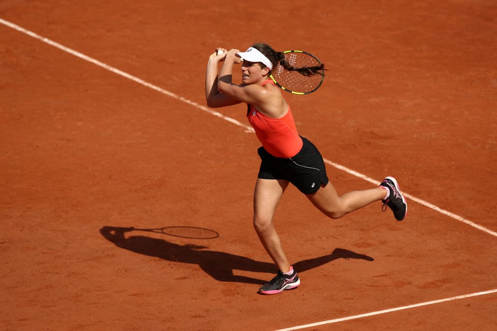La séptima sembrada y octava del ranking WTA, la británica Johanna Konta, ha llegado a dos semifinales de torneos grandes pero en Francia no pasa de la primera ronda. ¿Podrá superarse esta vez?